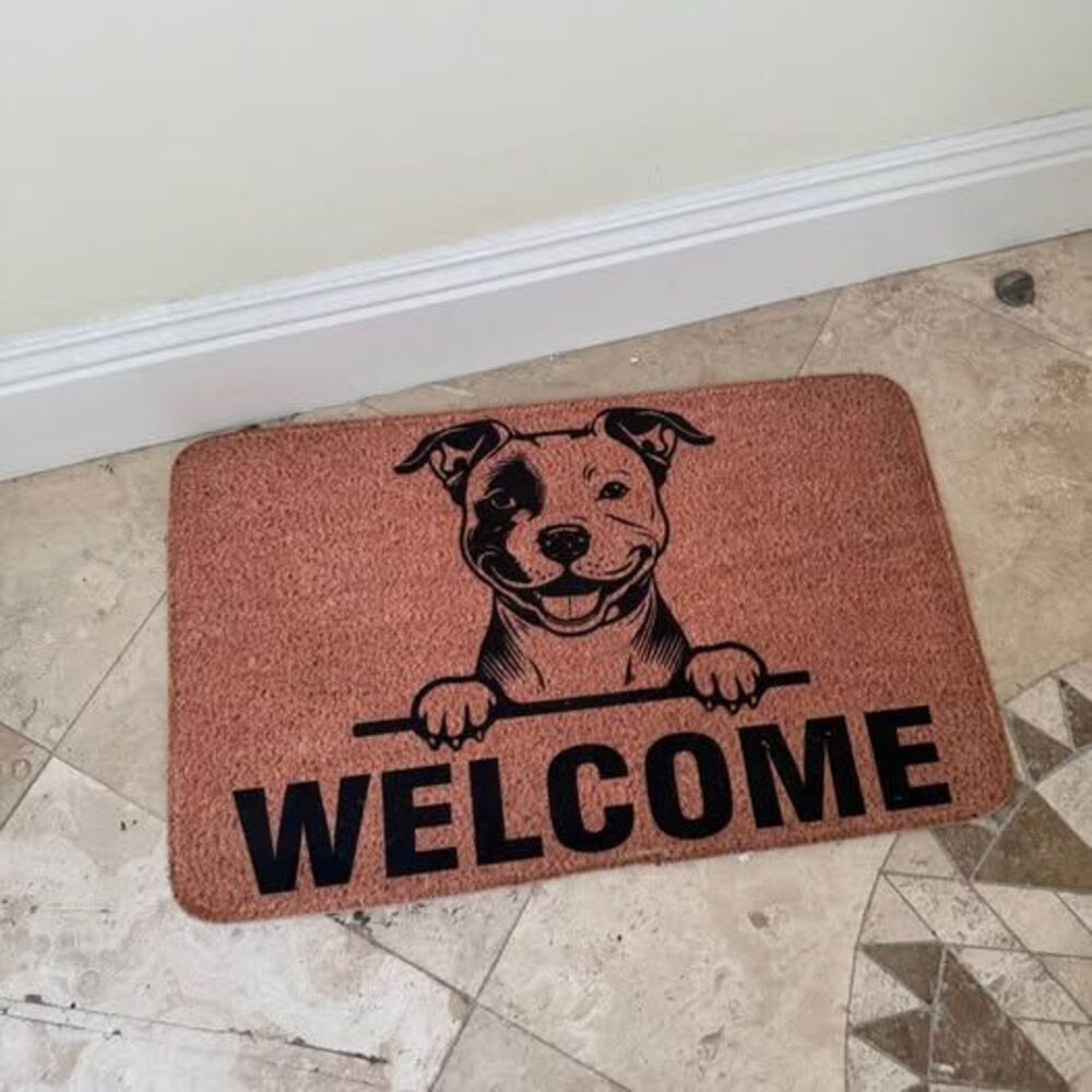 Pit Bull Welcome Doormat